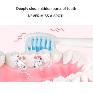 TONGWODE brosse à dents électrique sonique brosses à dents rechargeables brosse à dents électronique lavable brosse à minuterie adulte - Product Image 2