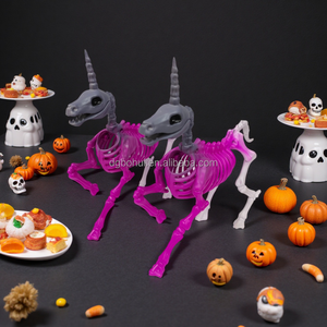 Halloween <b>Animal</b> Skeleton Decoration Props Crow Mouse Scorpion Skeleton Set Artificial <b>Plastic</b> - Product Image 3