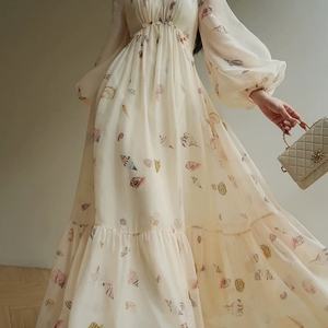 Robe longue élégante à manches longues, coupe ajustée, unie, modeste, pour femme, légère et confortable – Meilleure vente - Product Image 6