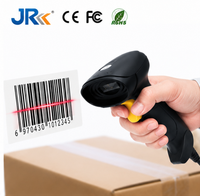 Escáner de Código de Barras Láser 1D Portátil JR C997H, Pistola de Escaneo con Cable USB, Lector de Códigos QR para Inventario de Tiendas y Almacenes