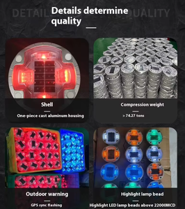 Luz LED Solar Intermitente Resistente a la Intemperie y Anti-UV para Entradas de Túneles y Áreas de Puentes - Product Image 3