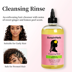 Nettoyant capillaire au gingembre doux 12oz – Soin nourrissant pour cheveux bouclés – Vente en gros OEM/ODM pour usines - Product Image 3
