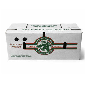 Zware, wasbehandelde golfkartonnen doos voor transport van landbouwproducten met geventileerde panelen en een afsluitbare dekselstructuur - Product Image 2