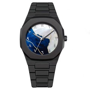 Reloj Drioshipping al por Mayor, Reloj de Pulsera Impermeable con Esfera Árabe, Popular Reloj Personalizado con Correa de Acero Inoxidable, Reloj para Hombre - Product Image 6