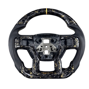 Volant en fibre de carbone personnalisé pour <span class=keywords><strong>Ford</strong></span> Ranger <span class=keywords><strong>Raptor</strong></span> F150 F350 2015 2016 2017 2018 2019 2020 <span class=keywords><strong>2021</strong></span> 2022 - Product Image 1