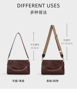 Bolsos de Mano de Cuero Genuino de Lujo para Mujer, Bolsos de Hombro de Diseñador - Product Image 6