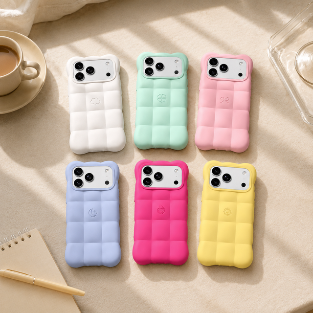 Could Design Real Liquid Silicone Phone Case for iPhone 16 17 18 Pro Max 3D Cartoon Silicon Phone Cover Shockproof Debossing DIY