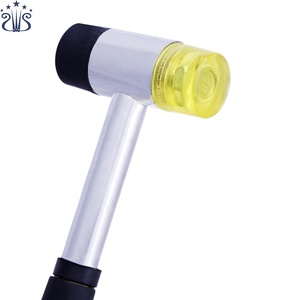 <span class=keywords><strong>Marteau</strong></span> <span class=keywords><strong>en</strong></span> <span class=keywords><strong>caoutchouc</strong></span> souple Double Face RTS de 23mm avec tube <span class=keywords><strong>en</strong></span> acier et poignée revêtue de plastique noir outil de bricolage <span class=keywords><strong>en</strong></span> cuir - Product Image 4