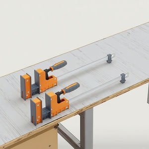 Penjepit f-<span class=keywords><strong>clamp</strong></span> tugas berat 24 inci, penjepit pertukangan kayu paralel baja karbon kekuatan tinggi alat pertukangan oranye - Product Image 4