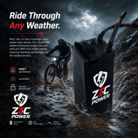 Paket Baterai Lithium Kapasitas Tinggi 72V50Ah untuk Surron Light Bee X E-Moto 3600Wh Jangkauan Jauh Daya Tinggi Peningkatan Daya OEM