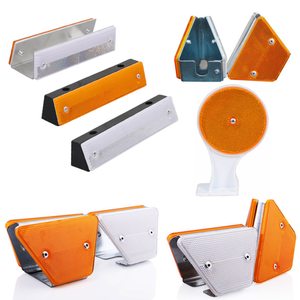 Producto de seguridad vial Barandilla Delineadores Barrera Reflectores de plástico Marcadores de carretera Señal Energía solar Mayor visibilidad - Product Image 5