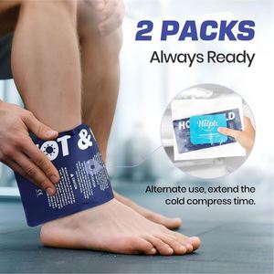Reusable Class II Injury Ice <b>Pack</b> (3-piece Set) Gel Hot/Cold Elastic Ice <b>Pack</b> for Cold Compression Muscle Pain Stress Relief - Product Image 4