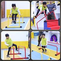 Barres parallèles personnalisables pour la remise en forme, hauteur 50 cm, pour usage en maternelle, barres de pompes en fer, structure d'escalade pour enfants
