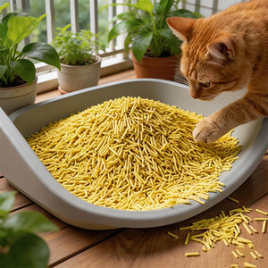 Natürliche Pflanzliche Tofu-Katzenstreu Superabsorbierende Klumpende Formel Staubarm Spülbar Biologisch Abbaubar Umweltfreundlich - Product Image 2