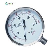 Bellows Capsule Micro Pressure Measuring Instruments for Gas with Stainless Steel Differential Pressure Gauge