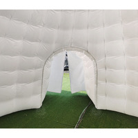 Tente gonflable extérieure de dôme d'explosion d'igloo matériel résistant de PVC pour des parties