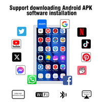 Moniteur à écran tactile Android de 21.5 pouces Kiosque libre-service blanc de 21.5 "Affichage LCD en option Caméra de support de comptoir POE