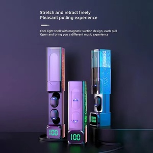 New TWS CrossBorder E50 HD Sound Quality for Bluetooth Headset Ice Crack Cool Stereo Bin Noise Reduction Low Latency LED Battery - Product Image 4