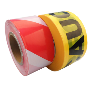 Single-Sided PVC Floor Marking <b>Adhesive</b> Sticker White Red Court Pressure Sensitive Rubber Walkway Film <b>Tape</b> for Single Side Use - Product Image 4