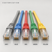 Kabel Jaringan Cat5e UTP CCA Khusus untuk Perkabelan Kantor dan Hunian 24AWG 305m Box OEM Warna dan Panjang Sesuai Pesanan