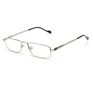 Bemore Nieuwe Collectie Fashion Rechthoek Metalen Pocket Draagbare Dunne Optics Leesbril Frame