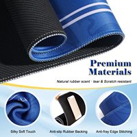 Tapis de table de mahjong enroulable, imperméable, facile à nettoyer, antidérapant, insonorisant ; adapté au mahjong américain, poker, 840x840mm