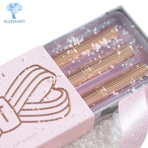 Custom Mini <b>Small</b> Lipstick Cosmetics Wedding Gift Pink Paper Sliding <b>Drawer</b> Box - Product Image 3