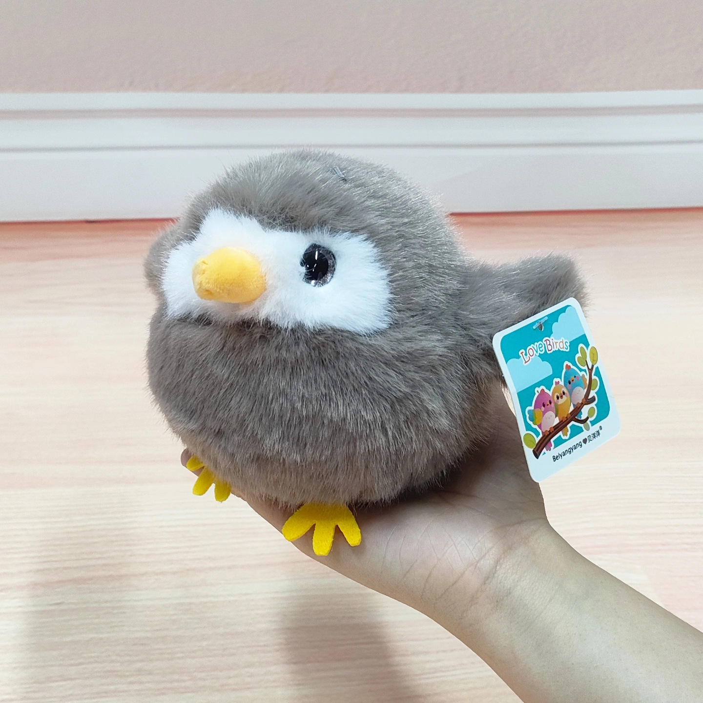 ชุดนกรัก12ซม. -- นกฮูก (100กรัม)