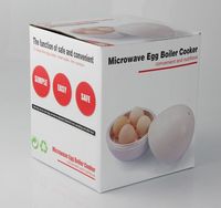 Usine de gros micro-ondes oeuf vapeur 4 oeufs blanc cuiseur pour petit déjeuner pour une utilisation en cuisine