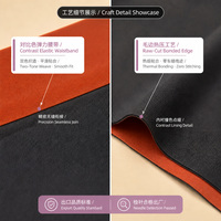 Boxers sans coutures pour hommes avec poche profilée, en nylon et élasthanne, ceinture contrastante, doublure en coton, respirants, 14 couleurs