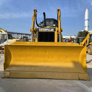 รถดันดินตีนตะขาบ CAT D6G สีเหลือง ระบบไฮดรอลิก ชิ้นส่วนเครื่องยนต์หลัก อุปกรณ์ก่อสร้างสำหรับงานหนัก ความจุดันดิน 3.27 เมตร  ประสิทธิภาพสูง - Product Image 3