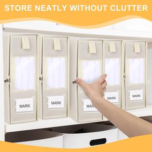 Organizadores de armario plegables y organizador de sábanas de almacenamiento para funda nórdica ropa de cama fundas de almohada - Product Image 5