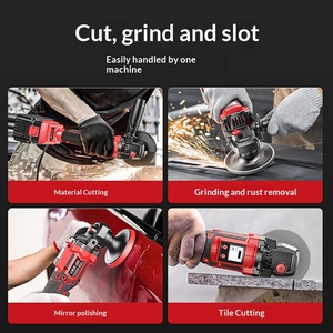 German Rechargeable Angle Grinder High-Power Lithium Battery Cutting Grinding Machine Electric <strong>Polishing</strong> 1 Year Warranty 10000 - Product Image 4