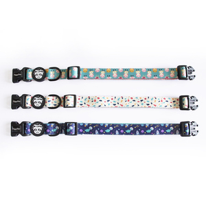 ปลอกคอและสายจูงสัตว์เลี้ยงทำจากวัสดุนีโอพรีนสุดหรู (เก่า) ปลอกหนังแท้ลายสีที่ปรับแต่งได้อย่างนุ่มนวล - Product Image 6