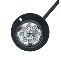 YUANHAO 3W LED Notfall-Fahrzeugbeleuchtung Aufbau-Deckleuchte Armaturenbrett-Gitter Stroboskop-Warnleuchte LED-Versteckte Stroboskoplichter