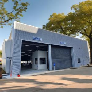 Estructura de Acero de Una o Varias Vías para Taller o Almacén con Grúa Aérea, Estructura de Acero de Alta Resistencia para Parque Industrial - Product Image 2