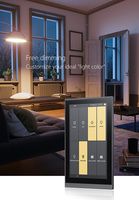 SEXANKA KNX écran tactile verre interrupteur intelligent 5.5 pouces écran tactile maison écran tactile intelligent