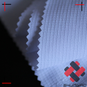 Stile Ripstop 9% elastan poliestere Spandex tessuto <span class=keywords><strong>bianco</strong></span> 4-way elasticizzato per indumento - Product Image 4
