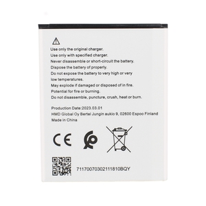 สำหรับโนเกีย WT141 2500mAh แบตเตอรี่ทดแทนเกรดพรีเมี่ยมซ่อมแซมได้ C1 2021 TA 1380 CE RoHS ขายส่งจำนวนมาก - Product Image 2