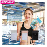 Pochette de téléphone étanche en PVC haute visibilité, étui de téléphone flottant transparent personnalisé pour une utilisation en extérieur