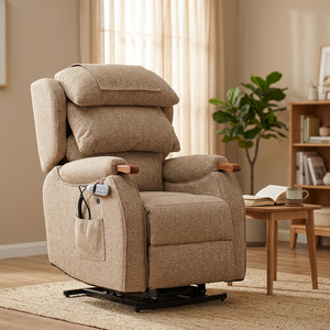 Couch Living Room sofas Dual Motor <b>Zero</b> <b>Gravity</b> Heating Adjustable Headrest Lumbar Support With Wheels For Living Room - Product Image 3