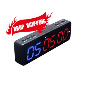 Ganxin Drop Shipping Mini Gym 1 pollice portatile Lap Timer Gps mano cronometro esagono Timer in vendita