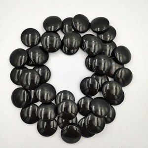 Black <b>Round</b> Jade Stone 25mm Seat <b>Cushion</b> For Buttocks Therapy Use - Product Image 3