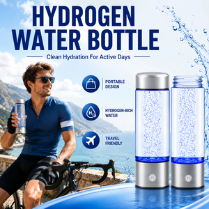 Prodotto di Tendenza: Bottiglia d'Acqua Ricca di Idrogeno 1200PPB SPE/PEM, Filtro d'Acqua Portatile, Generatore di Acqua Ricca di Idrogeno - Product Image 1