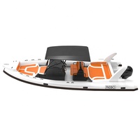 Bateaux pneumatiques ORCA Hypalon REBO 25 pieds RHIB 760 Sport en aluminium
