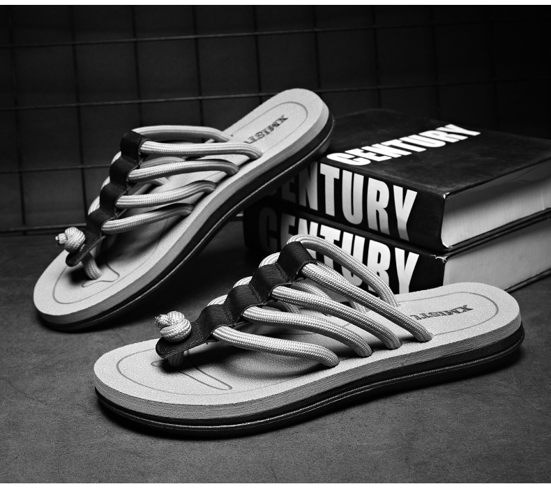 Custom Summer Flip-flops Slippers Soft Sole Outdoor Men Beach Flipflops Shoes