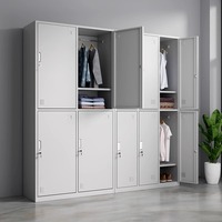 32 portes en fer personnel casier métal acier salle de sport casiers de rangement vêtements en métal casier chaussures armoire