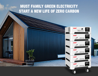 Harus 10 Kw-25 KWh Semua Dalam Satu Tumpukan dengan Baterai dan Sistem Penyimpanan Energi Inverter Surya Hibrida dengan Kontroler Muatan Mppt