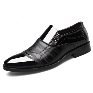 Chaussures Oxford en cuir formelles pour hommes XuanWu, à bout pointu, à enfiler, légères, respirantes, avec semelle intermédiaire en caoutchouc, pantoufles décontractées d'automne - Product Image 6