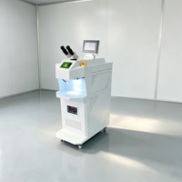Microscope haute définition compatible avec un laser YAG 200W pour la soudure artisanale de bijoux délicats